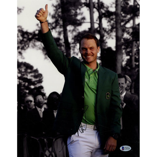 Danny Willett Signed 11x14 Green Jacket Photo Beckett