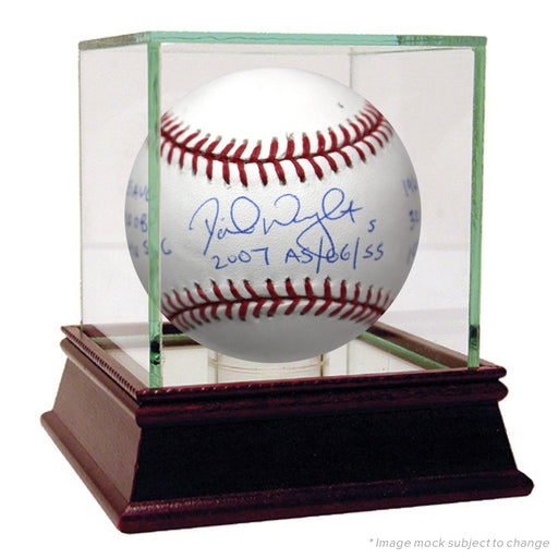 David Wright Signed MLB Baseball with "2007 Season Stats" Inscriptions