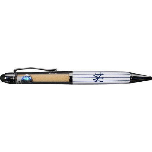 New York Yankees Yankees Home White Pinstripe Jersey Pinstripe Dirt Pen with Authentic Field Dirt from Yankee Stadium