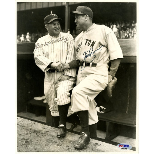 Joe McCarthy and Joe Cronin Dual Signed 8x10 Photo PSA/DNA