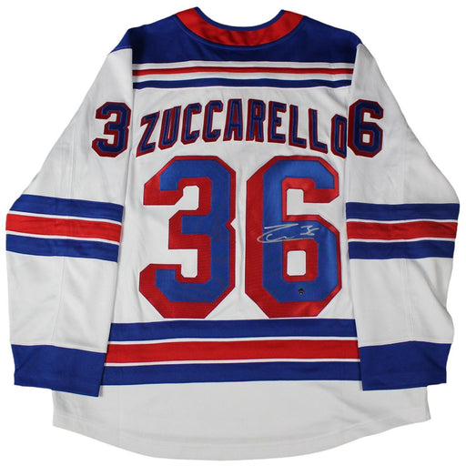 Mats Zuccarello Signed New York Rangers Fanatic White Breakaway Jersey (2017-18)