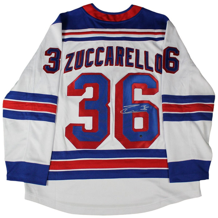 Mats Zuccarello Signed New York Rangers Fanatic White Breakaway Jersey (2017-18)